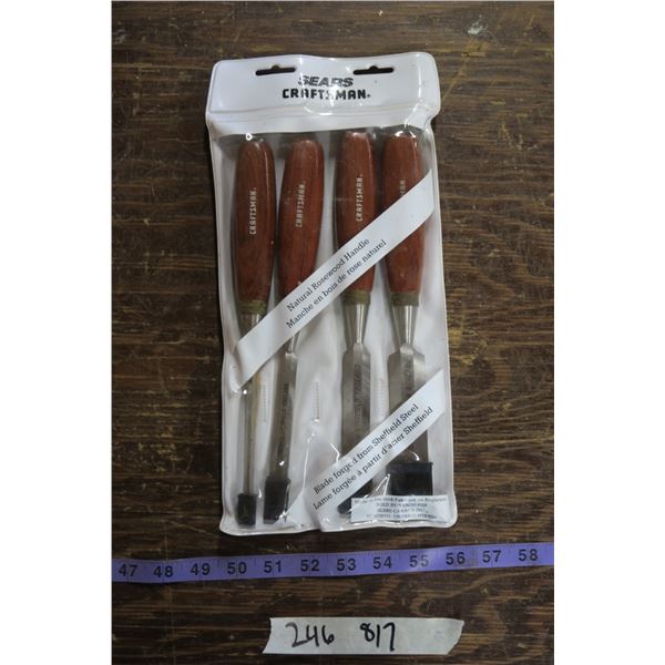 Craftsman 4 Pc Chisel Set