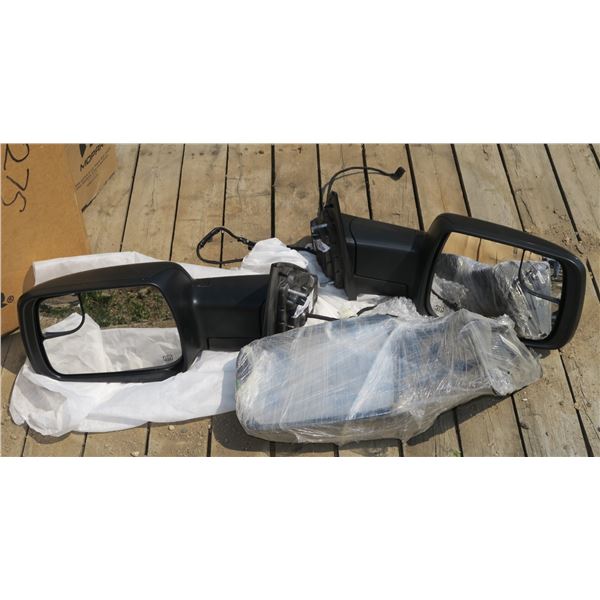 3 Truck Mirrors, 1×Drivers, 2×Pass.