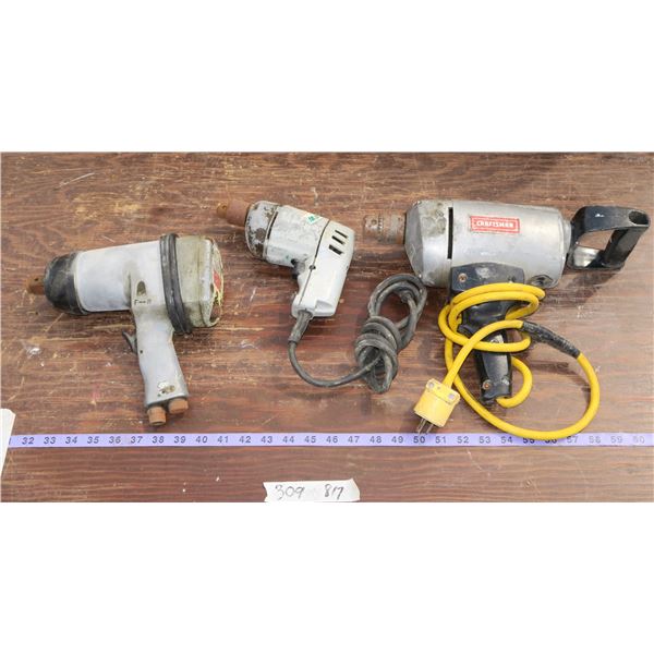 Craftsman ½" Electric Drill, Air Impact, Small Electric Drill