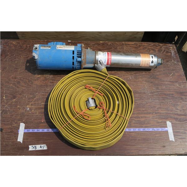 Jet Booster Pump + Roll of Hose