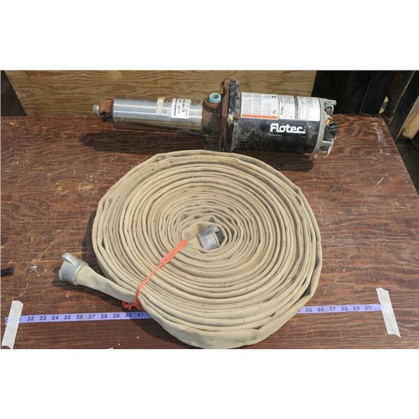 Jet Booster Pump + Roll of Hose