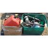 Image 1 : Lot of Misc. Small Engine Parts, Fluids/Containers etc.
