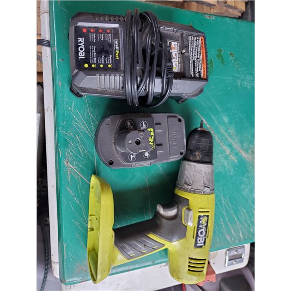 Ryobi 18 volt drill - works, good battery