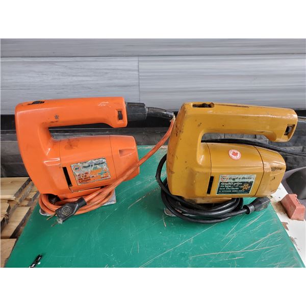 2 black & decker jig saws - both work well