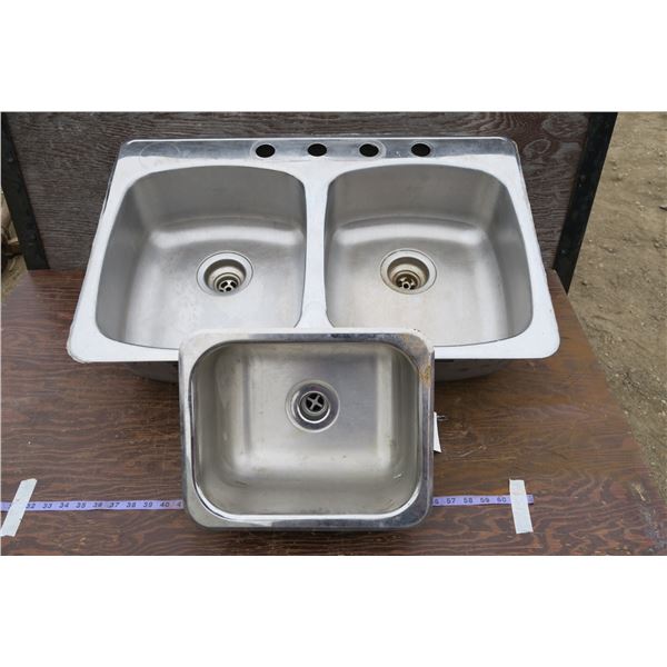 Kitchen Sink + Small Sink (31"×20.5" & 13.5"×11.5")