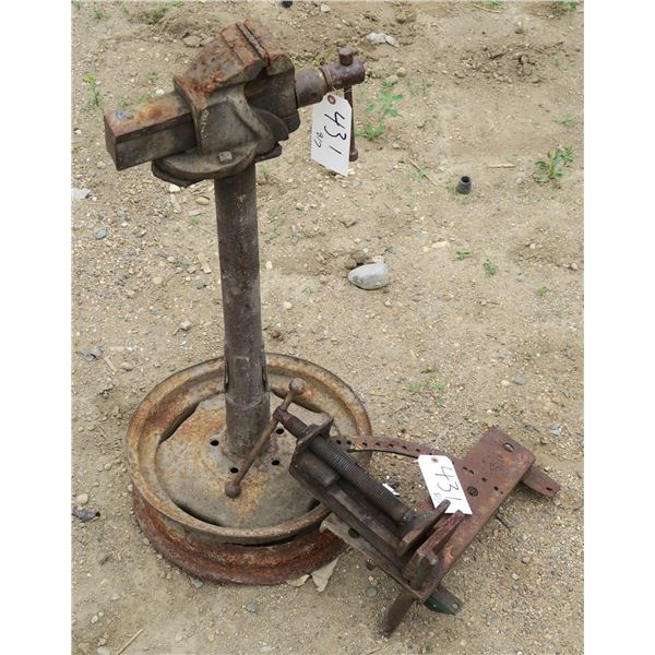 Home Built Vice+Stand(38")/Clamp