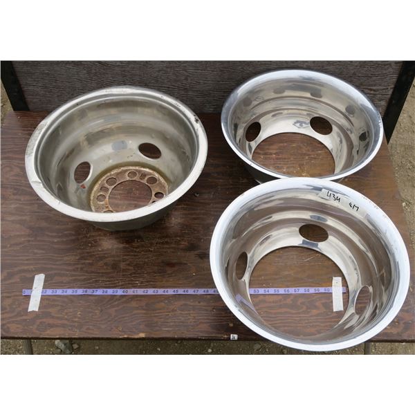 Lot of 3 Wheel Inserts/Hubcaps