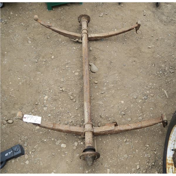 Trailer Axle w/ Springs 72"
