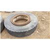 Image 5 : 3 Heavy Truck Tires (2 On Rims) & 1 Heavy Truck Rim
