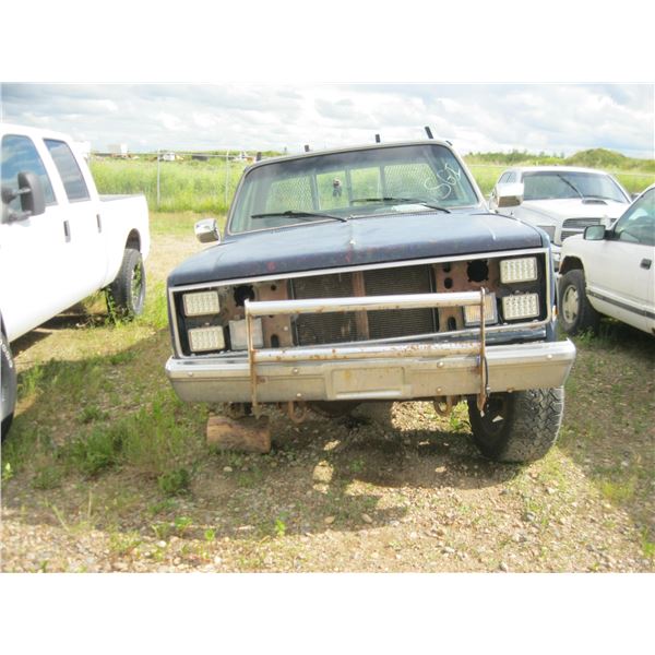1984 GMC 1500 BLUE 2GTEK14HXE1529781 (NO KEYS)