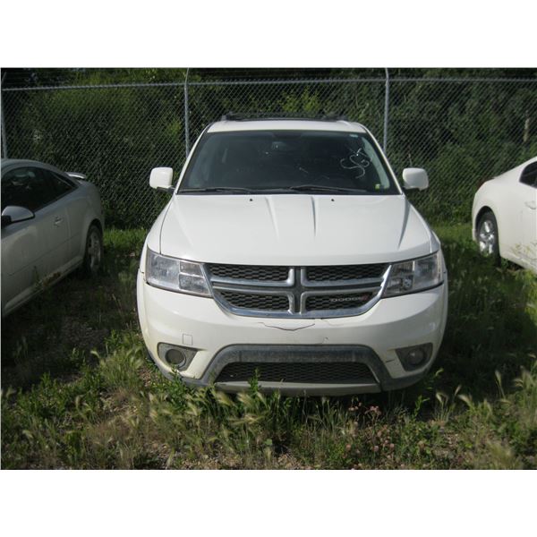 2014 DODGE JOURNEY WHITE 3C4PDCCG9ET232748 (HAS KEYS)