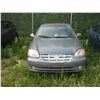 Image 1 : 2004 HYUNDAI ACCENT GREY KMHCG35C24U315308 (NO KEYS)