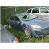 Image 2 : 2011 MAZDA 3 TEAL JM1BL1UF4B1406431 (NO KEYS)