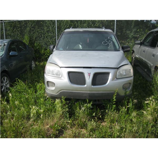2005 BUICK TERRAZA GREY 5GADV23L35D183321 (NO KEYS)