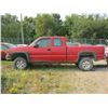 Image 2 : 2003 CHEVY SILVERADO (RED) 1GCEK19T13Z121218 (NO KEYS)