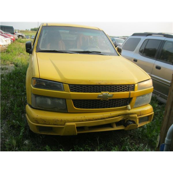 2005 CHEVY COLORADO 1GCCS196658130765 YELLOW (HAS KEYS)