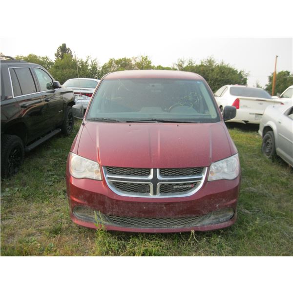 2015 DODGE GRAND CARAVAN RED 2C4RDGBG4FR502619