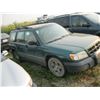 Image 2 : 1998 SUBARU FORESTER GREEN JF1SF6354WH702940