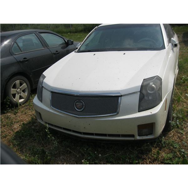 2003 Cadillac CTS white 1G6DM57N630162677 (NO KEYS)