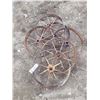 Image 1 : 6 Steel Spoked Wheels 20"