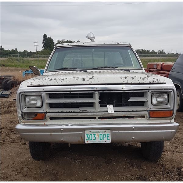 1987 Dodge Truck 4 Spd 4X4 3/4 Ton Runs & Drives