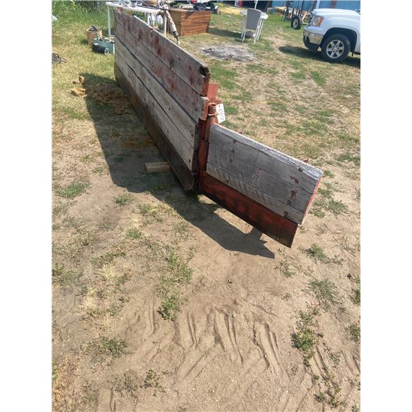 Home Built 10' Snow Blade with wing - Fits Case Tractor *ITEM OFF SITE*