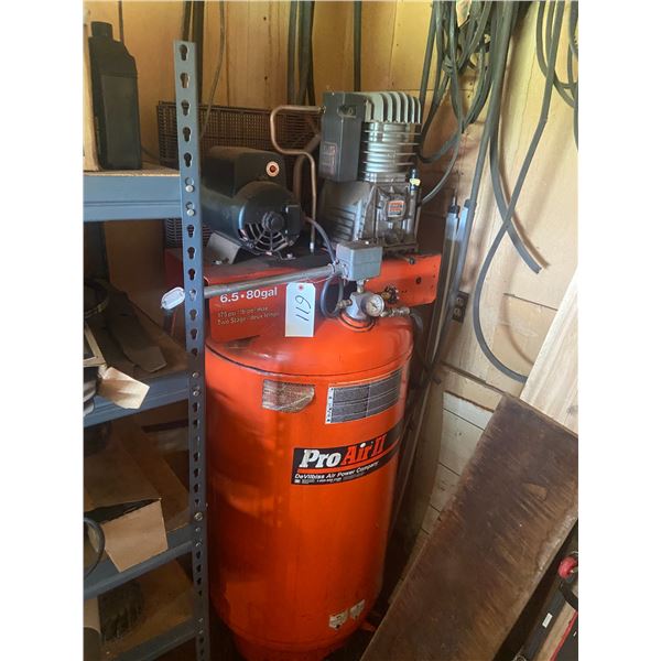 Air Compressor - 80 Gallon 6.5HP Devilbiss Pro Aiv II *ITEM OFF SITE*