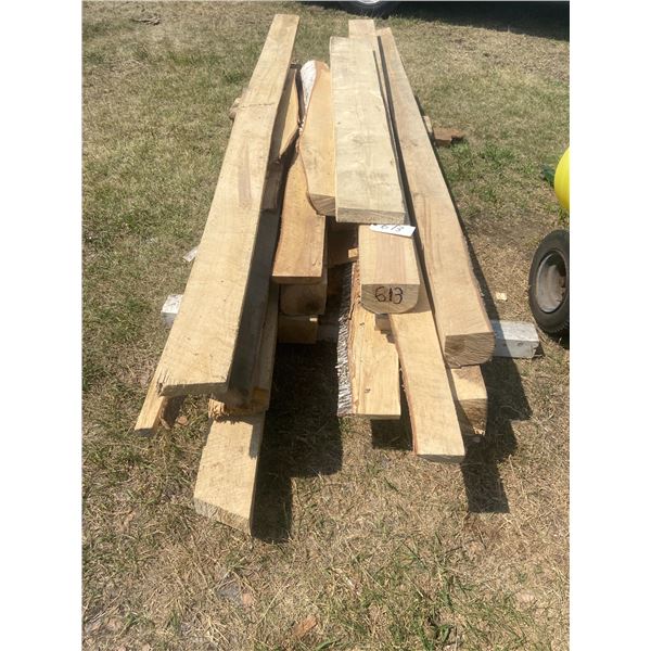 Assorted Birch Rough Lumber - 2×8, 2×10, 4×6, 4' to 8' Lengths *ITEM OFF SITE*