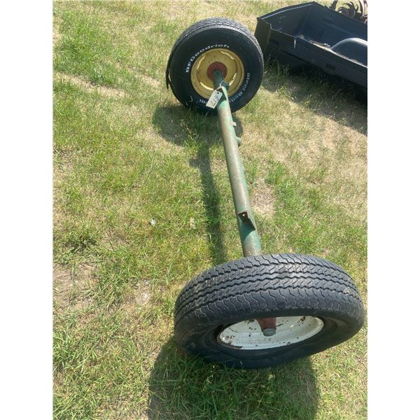 Axle + 2 Wheels on Rims - 84" Wide *ITEM OFF SITE*