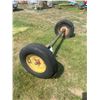 Image 3 : Axle + 2 Wheels on Rims - 84" Wide *ITEM OFF SITE*