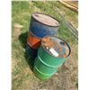 Image 1 : 2 Metal Barrels - 45 gal & 25 Gal *ITEM OFF SITE*