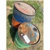Image 2 : 2 Metal Barrels - 45 gal & 25 Gal *ITEM OFF SITE*