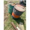 Image 3 : 2 Metal Barrels - 45 gal & 25 Gal *ITEM OFF SITE*