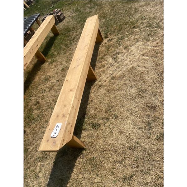 8' Home Built Wooden Bench *ITEM OFF SITE*
