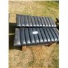 Image 1 : Two 48' Padded Benches - Wooden Frame *ITEM OFF SITE*