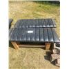 Image 3 : Two 48' Padded Benches - Wooden Frame *ITEM OFF SITE*