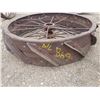Image 3 : 2 Steel Wheels 46" & 36"