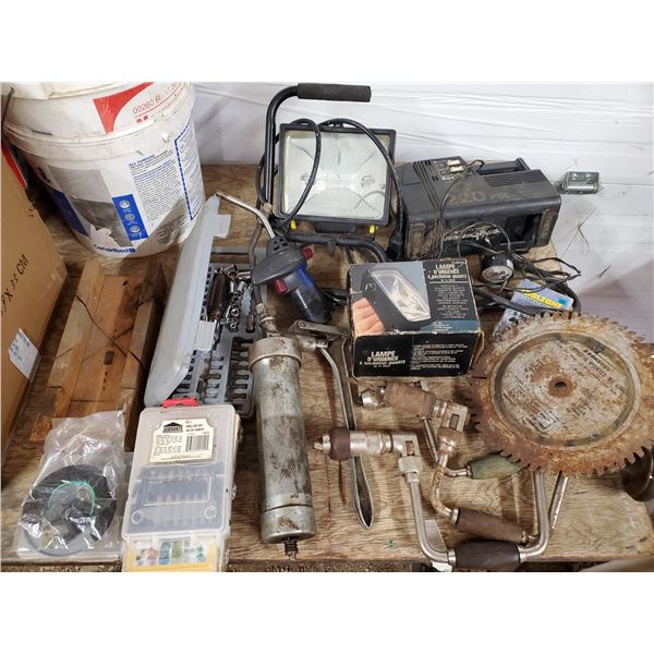 Drill Bits / Grease Gun  & Misc. Tools