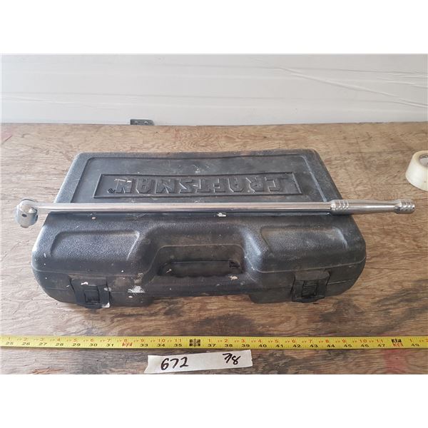 1/2" Breaker Bar & & Craftsman Flashlight