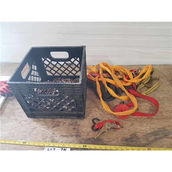 Chain / Tow Rope & Ratchet Straps