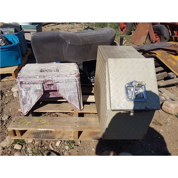 Truck Toolbox (20 X 24 Inch) & Misc. Items