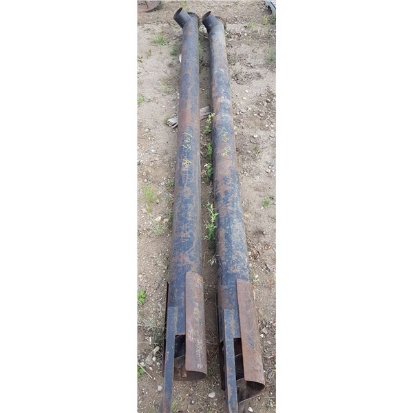 2 Auger Tubes 12' 6" & 7.5" Diameter