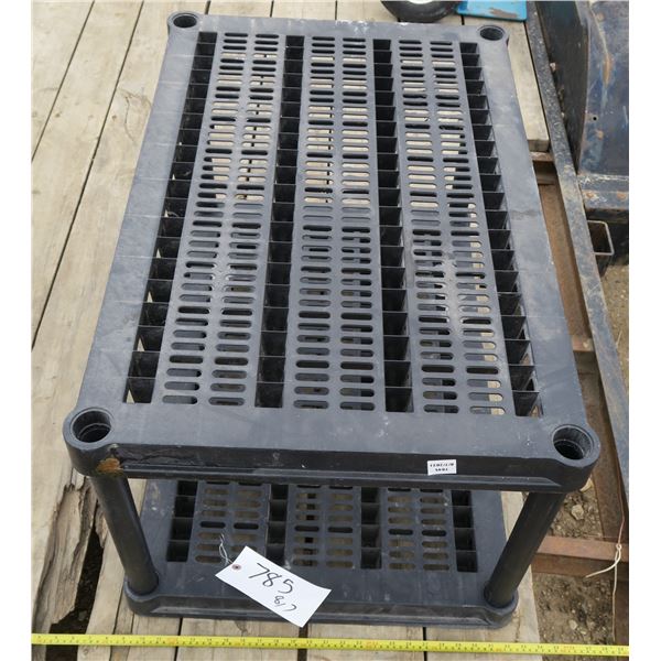 Black Storage Shelf/Table 36"×24"×21"