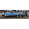 Image 1 : 2011 trailer 5UPTU2021BB002649 Deck Size ~240"×100" (Contents on Trailer Not Included)