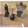 Image 2 : Crate of Antique Gas Can/Jack/Oiler