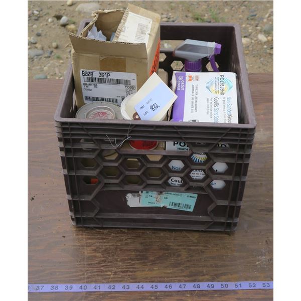 Lot of Grout + Tiles & etc.