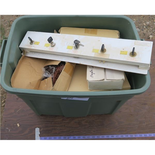 Container of Cabinet Hardware