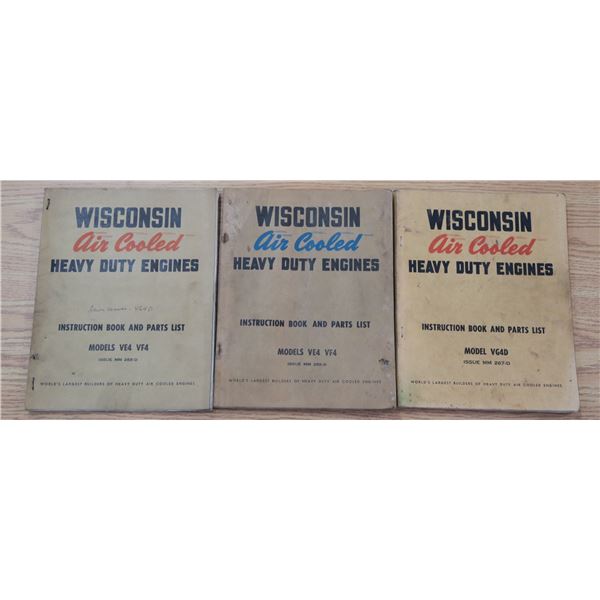 3 Wisconsin Engine Manuals