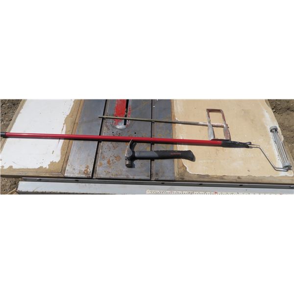 Paint Mixer, Paint Roller, Hammer