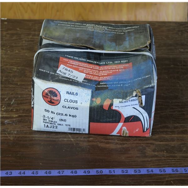 50lbs 2 1/4" 8D Nails